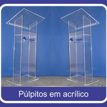 Comprar o produto de Púlpitos em acrílico em Decoração em Foz do Iguaçu, PR por Solutudo