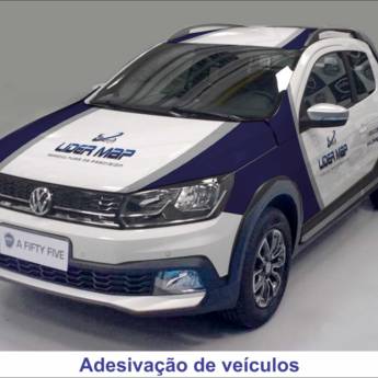Comprar o produto de Adesivação de veículos  em Faixas, Lonas e Afins em Foz do Iguaçu, PR por Solutudo