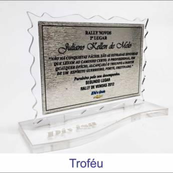 Comprar o produto de Troféu 04 em Troféus em Foz do Iguaçu, PR por Solutudo