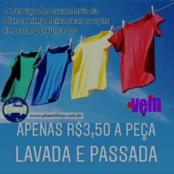 Comprar o produto de Peças lavadas e passadas  em Limpeza em Marília, SP por Solutudo