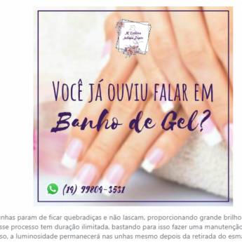 Comprar o produto de Banho de Gel em Clínicas de Estética e Beleza em Botucatu, SP por Solutudo