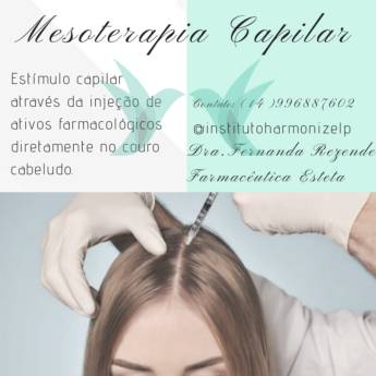 Comprar o produto de Mesoterapia Capilar em Clínicas de Estética e Beleza em Lençóis Paulista, SP por Solutudo