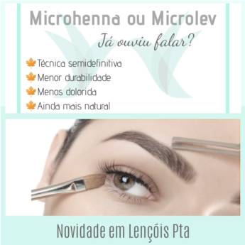 Comprar o produto de Microhenna ou Microlev em Clínicas de Estética e Beleza em Lençóis Paulista, SP por Solutudo
