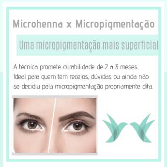 Comprar o produto de Microhenna x Micropigmentaçãop em Clínicas de Estética e Beleza em Lençóis Paulista, SP por Solutudo