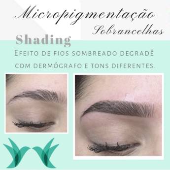 Comprar o produto de Micropigmentação de Sobrancelha - Shading em Clínicas de Estética e Beleza em Lençóis Paulista, SP por Solutudo