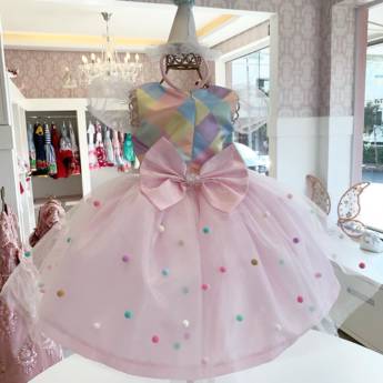 Comprar o produto de Vestido Circo Candy  em Moda Infantil em Bauru, SP por Solutudo