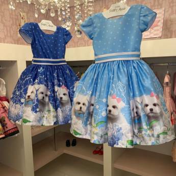 Comprar o produto de Vestido com estampa exclusiva em Moda Infantil em Bauru, SP por Solutudo
