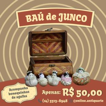 Comprar o produto de Baú de Junco em Casa, Móveis e Decoração em Bauru, SP por Solutudo