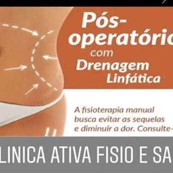 Comprar o produto de Drenagem Linfática Pós Operatório!! em Fisioterapia em Jaú, SP por Solutudo