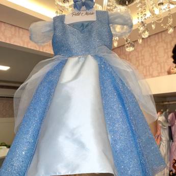 Comprar o produto de Vestido Princesa Cinderella em Moda Infantil em Bauru, SP por Solutudo