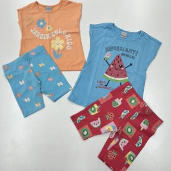 Comprar o produto de Conjuntinho Malwee infantil feminino  em Roupas Infantis em Uberlândia, MG por Solutudo