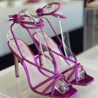 Comprar o produto de Sandália Metalizada em Feminino em Bauru, SP por Solutudo