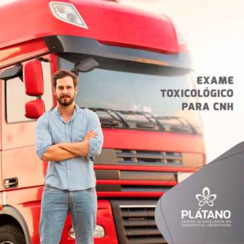 Comprar o produto de Exame Toxicológico para CNH em Exames  em Foz do Iguaçu, PR por Solutudo