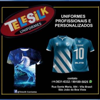 Comprar produto Uniformes Esportivos em Uniformes pela empresa Telesilk Uniformes em São João da Boa Vista, SP