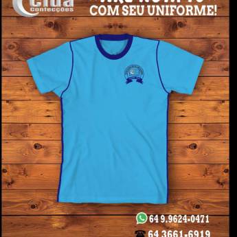 Comprar o produto de Uniforme - Colégio Estadual Dom Eric James Deitchman em Camisetas em Mineiros, GO por Solutudo