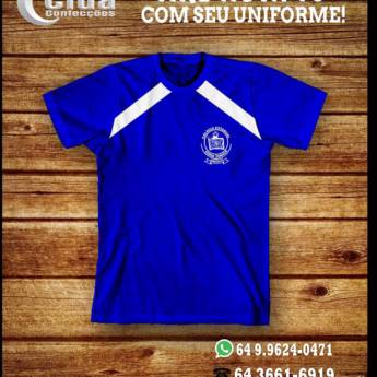 Comprar o produto de Uniforme - Escola Estadual Dona Tonica em Camisetas em Mineiros, GO por Solutudo