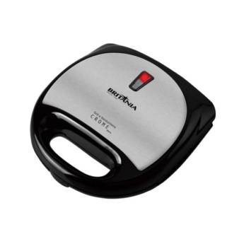 Comprar o produto de Sanduicheira Elétrica 110V Inox - Britânia em Sanduicheiras pela empresa Casa Vitória em Foz do Iguaçu, PR por Solutudo