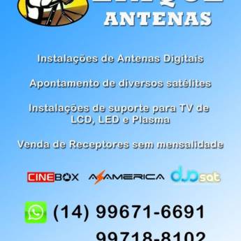 Comprar o produto de Instalação de Antenas Digitais em Residencial em Barra Bonita, SP por Solutudo