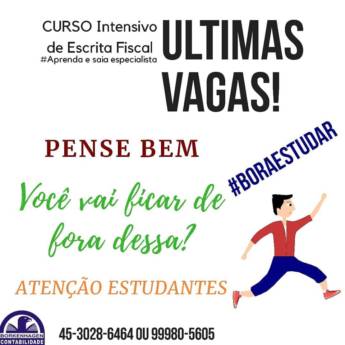 Comprar o produto de Curso Intensivo de Escrita Fiscal em Cursos em Botucatu, SP por Solutudo