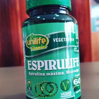 Comprar o produto de Spirulina Unilife em Vitaminas e Minerais pela empresa Viva Natural - Produtos Naturais em Foz do Iguaçu, PR por Solutudo