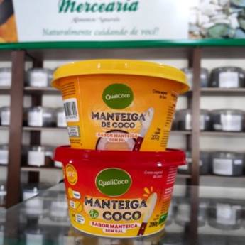 Comprar o produto de Manteiga de Coco em Alimentação Saudável pela empresa Mercearia Alimentos Naturais em Mineiros, GO por Solutudo