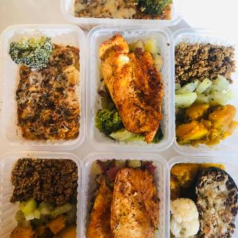 Comprar o produto de kit low carb 7 marmitas em Marmitex em Praia Grande, SP por Solutudo