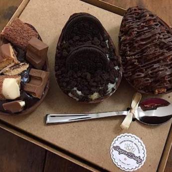 Comprar o produto de Trio 100g cada - Kinder Bueno, Oreo & Brownie em Ovo de Páscoa em Bauru, SP por Solutudo