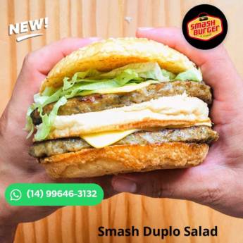 Comprar o produto de Smash Duplo Salad em Lanches em Botucatu, SP por Solutudo