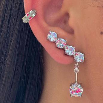 Comprar o produto de Brincos Ear Cuff em Joias e Bijuterias em Botucatu, SP por Solutudo