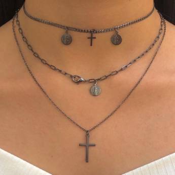 Comprar o produto de Colares Religiosos em Joias e Bijuterias em Botucatu, SP por Solutudo