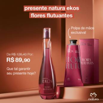 Comprar o produto de Presente Natura Ekos flores flutuantes  em Fragrâncias em Marília, SP por Solutudo