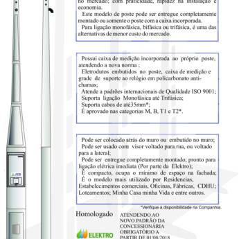 Comprar o produto de PCI SIMPLES ELEKTRO - 7,5 X 200 em Poste Padrão em Araçatuba, SP por Solutudo