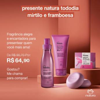 Comprar o produto de Mirtillo e Framboesa em Cosméticos e Cuidado Pessoal em Marília, SP por Solutudo