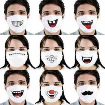 Comprar o produto de Máscara Personalizada  em Máscara Cirúrgica em Mineiros, GO por Solutudo
