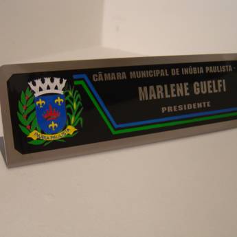 Comprar o produto de Placa de Mesa em A Classificar em São Paulo, SP por Solutudo