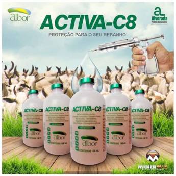 Comprar o produto de Vacina Activa-C8 em Indústria Agrícola em Mineiros, GO por Solutudo