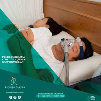 Comprar o produto de Polissonografia com Titulação de CPAP domicilar em Saúde em Mineiros, GO por Solutudo