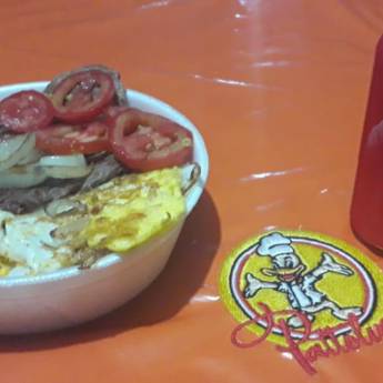 Comprar o produto de Marmita Bife Acebolado com ovo  em Marmitex em Itatiba, SP por Solutudo