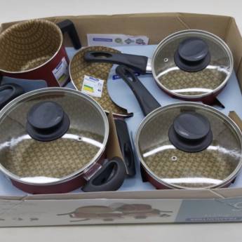 Comprar o produto de Jogo de Panelas Tramontina em Jogos de Panelas pela empresa Casa Vitória em Foz do Iguaçu, PR por Solutudo