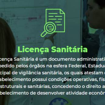Comprar produto Licença Sanitária em Engenharia pela empresa Gabriela Almeida - Consultoria Ambiental e Sanitária em Aracaju, SE