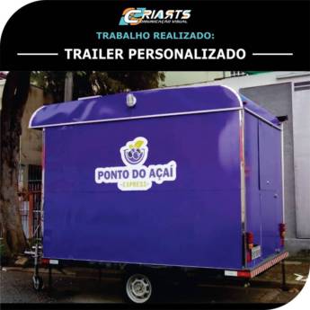 Comprar o produto de Trailer personalizado em Faixas, Lonas e Afins em Jundiaí, SP por Solutudo