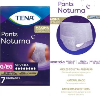 Comprar o produto de Fralda Calça Tena Noturna | Adulta em Bauru em Fraldas para Adultos em Bauru, SP por Solutudo