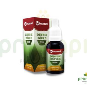 Comprar o produto de Extrato de Própolis Verde Minamel 30ml em Vitaminas em Foz do Iguaçu, PR por Solutudo