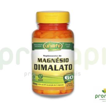 Comprar o produto de Magnésio Dimalato Unilife 60 Cápsulas 260mg  em Suplementos em Foz do Iguaçu, PR por Solutudo