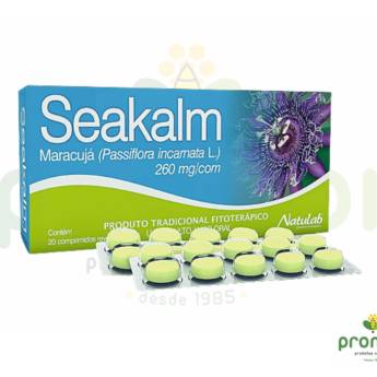 Comprar o produto de Passiflora Seakalm 260mg 20 Comprimidos  em Vitaminas em Foz do Iguaçu, PR por Solutudo