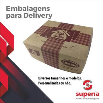 Comprar o produto de Embalagens para Delivery em Personalizados em Bauru, SP por Solutudo