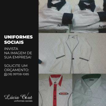 Comprar o produto de Uniformes Sociais em Uniformes pela empresa Lúcia Cout Camisaria em Araçatuba, SP por Solutudo