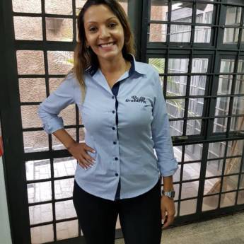 Comprar o produto de Uniforme social feminino manga longa em Uniformes em Araçatuba, SP por Solutudo