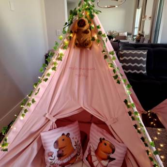 Comprar o produto de Festa do Pijama com cabanas - Tema Capivara  em A Classificar pela empresa Mãe me Quer Jundiaí em Jundiaí, SP por Solutudo