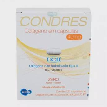 Comprar o produto de Condres Colágeno Em Cápsulas 40mg C/ 30 Unidades em Saúde em Foz do Iguaçu, PR por Solutudo